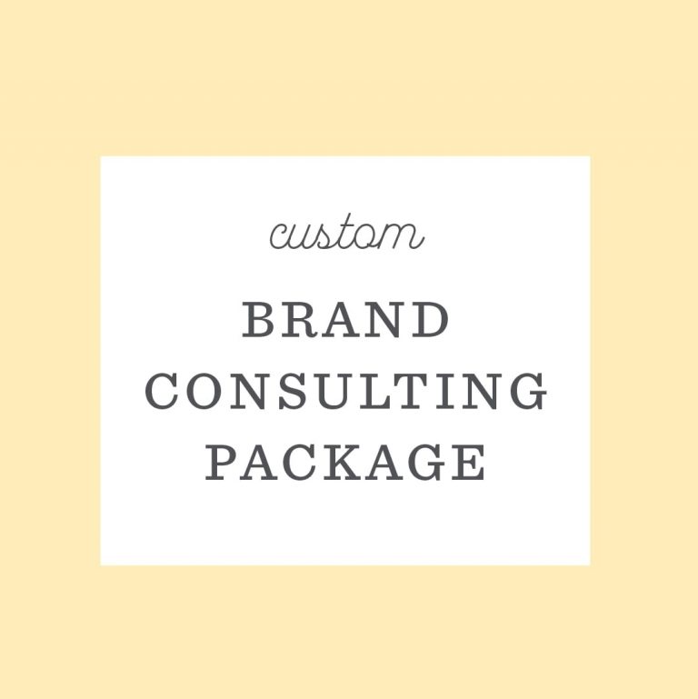 Shop Branding Packages - Laura Busche