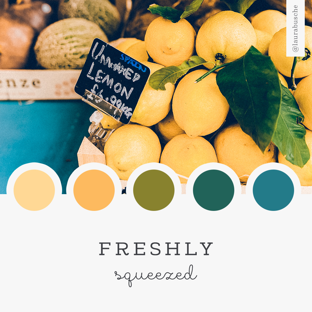 Brand Moodboard: Freshly Squeezed
